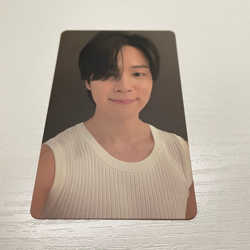 Jimin FACE album photocard, Bts